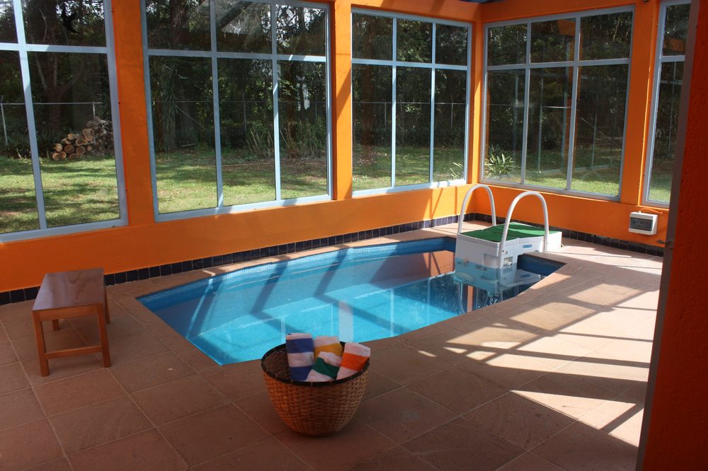 Dentro de la villa